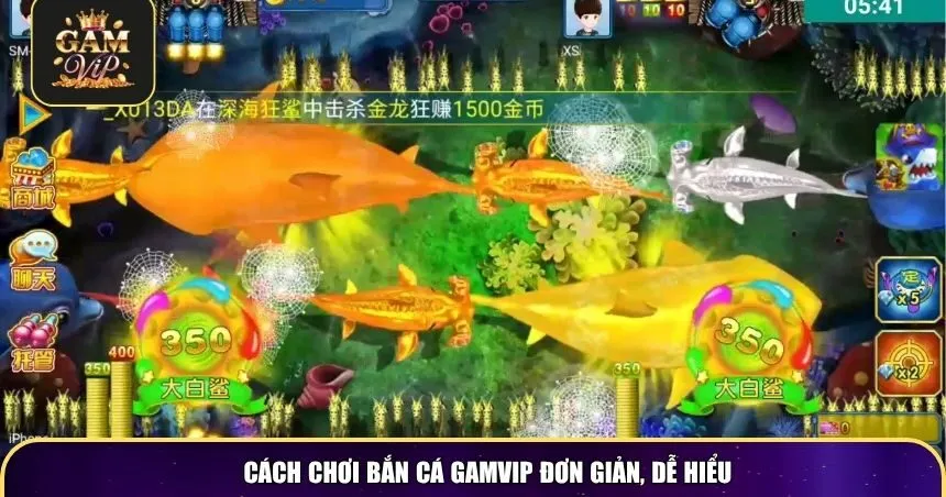 Cách chơi bắn cá Gamvip đơn giản, dễ hiểu